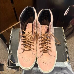 VANS SK8-Hi Reissue YEAR OF THE HORSE BLOSSOM (PINK)PONY HAIR & SUEDE 11.5